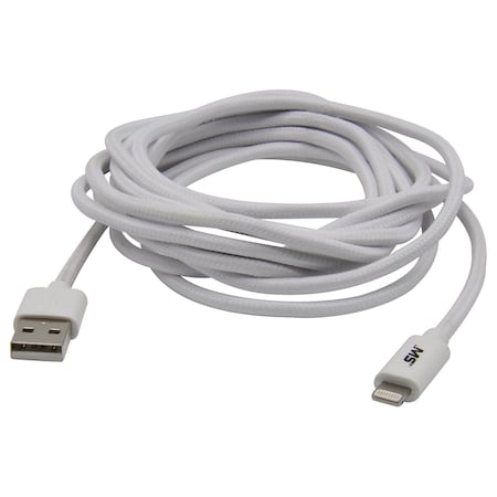 Mobilespec LightningCharge and Sync Cable, White, 1 MB06624
